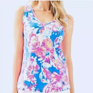 lilly pulitzer gigi tank bay dreamin xs